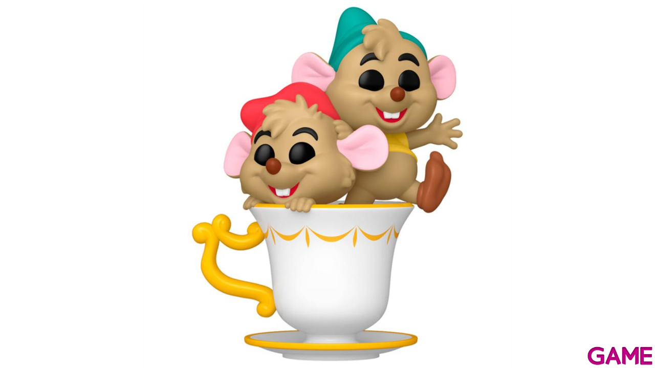 Figura Funko POP Disney: Cinderellas 75th- J&G in cup-1